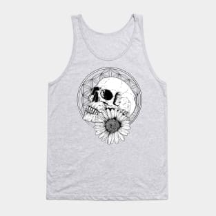 Macabre Goth Skull Tank Top